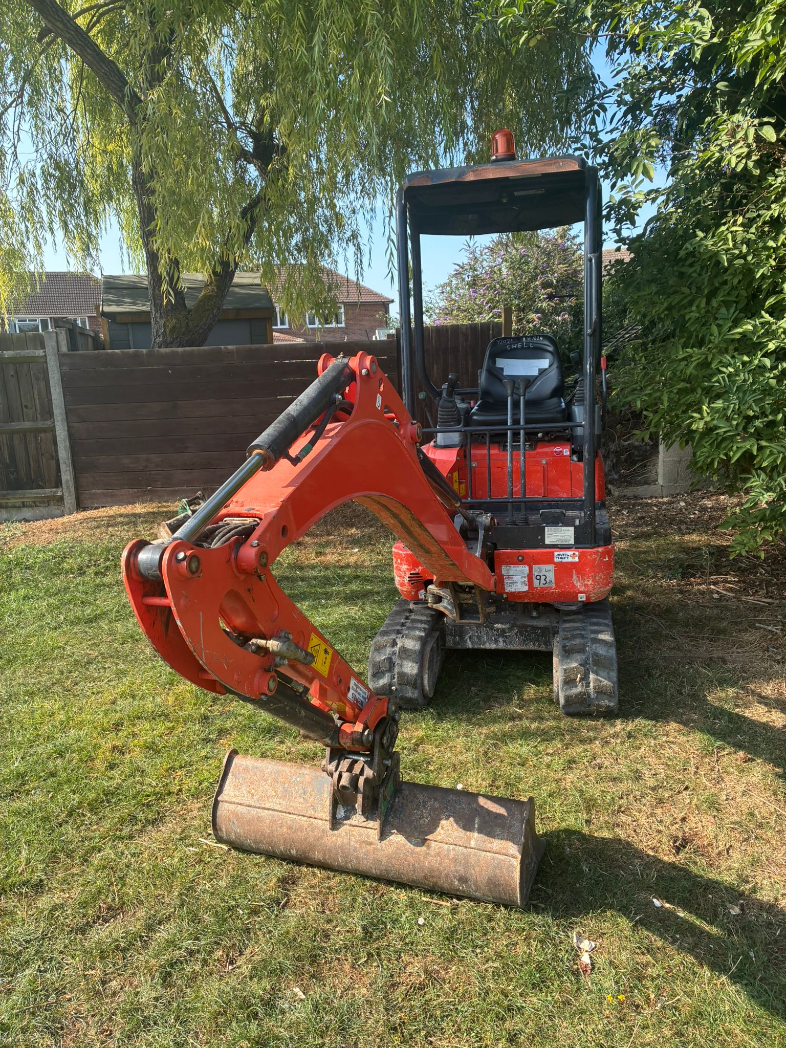 Hampshire Quality Plant Hire — Kubota Mini Digger