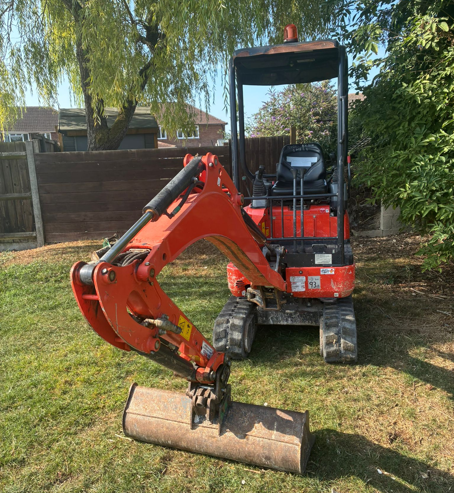 Hampshire Quality Plant Hire — Kubota Mini Digger